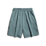 2025夏季新款风原创盘扣设计松紧腰休闲短裤DK93-P45，男装牛仔裤，电商B277(原6028)