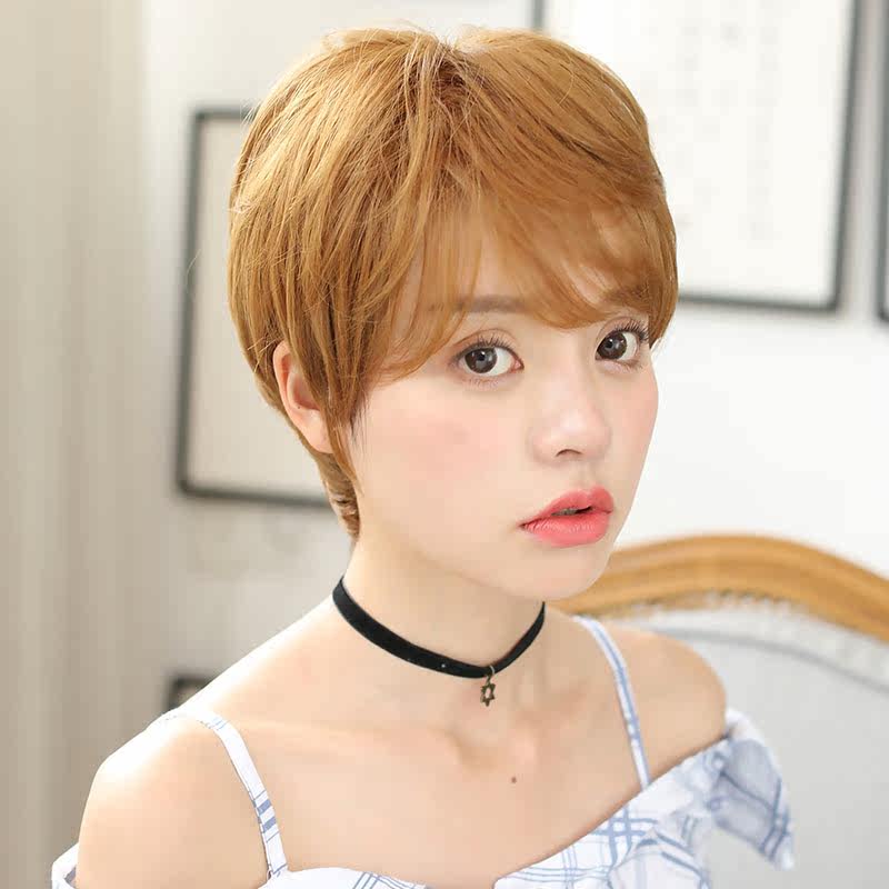 Perruque      cheveux raides Court - Ref 2610407 Image 4