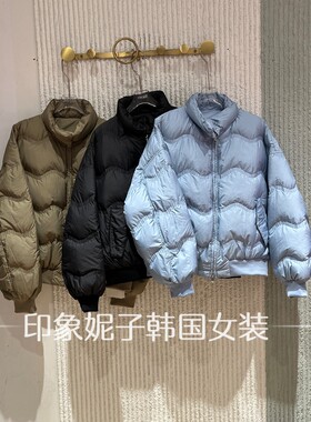 2026秋冬新款短款拉链女羽绒服