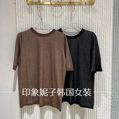 PH23春季圆领短袖T恤宽松显瘦