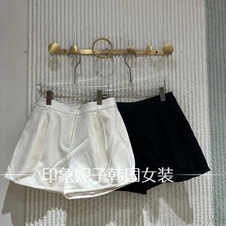 欧洲站2026夏季新款时尚百搭显瘦高腰休闲西装短裤女潮2092