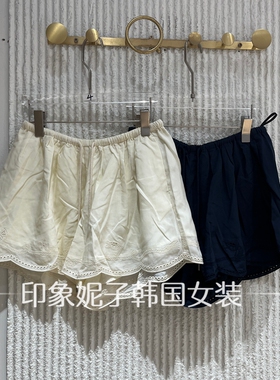 欧洲站2026夏新款高腰宽松休闲短裤女百搭撞色百慕大短裤68692