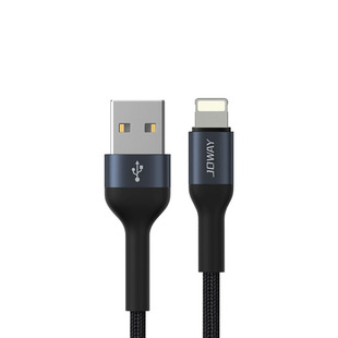 JOWAY乔威新款适用苹果5-14数据线3A编织2米USB2.0快充线手机平板充电线LI190