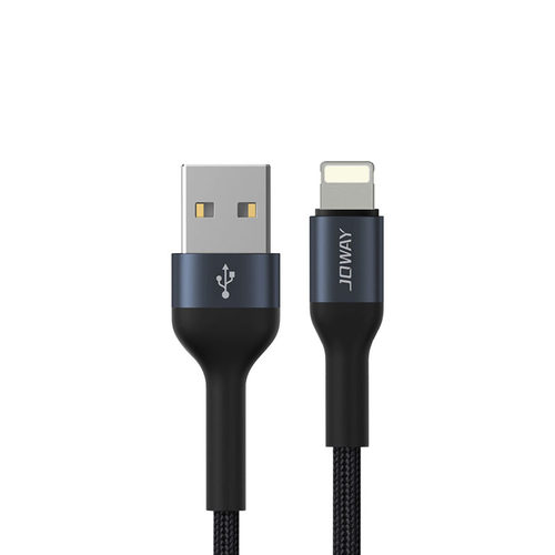 JOWAY乔威新款适用苹果5-14数据线3A编织2米USB2.0快充线手机平板充电线LI190