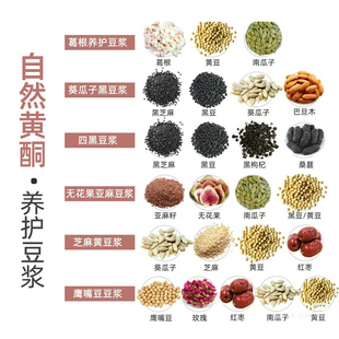 黄体酮养雌豆浆 无花果亚麻籽黑枸杞南瓜籽黑豆桑葚茶 种子循环饮