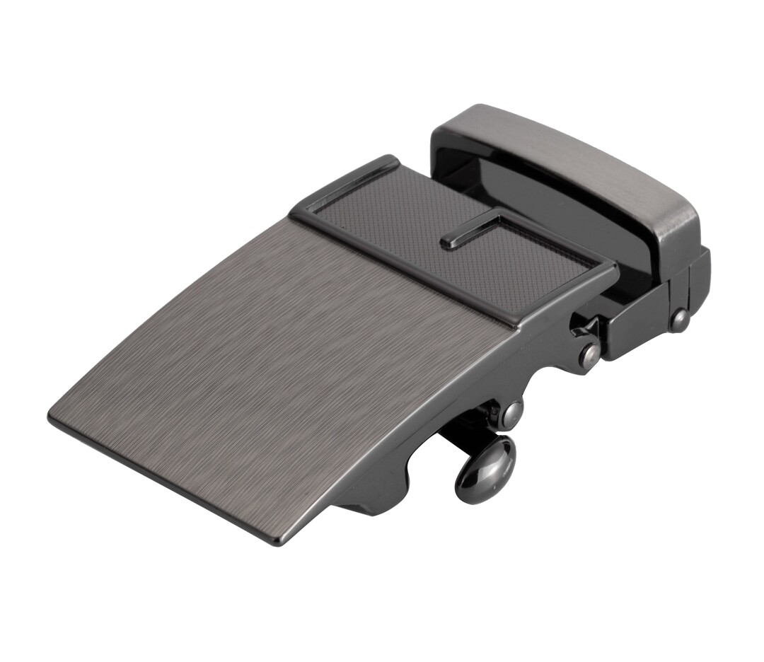 无孔无牙皮带扣头无牙自动扣3.5合金滚轴腰带头皮带配件胶牙扣