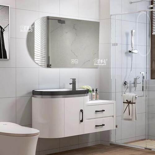 窄小户型智能现代简约浴室柜组合