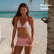 SWIM 海边挂脖比基尼套装 2025新款 BEARUN 度假泳装 分体泳衣两件套