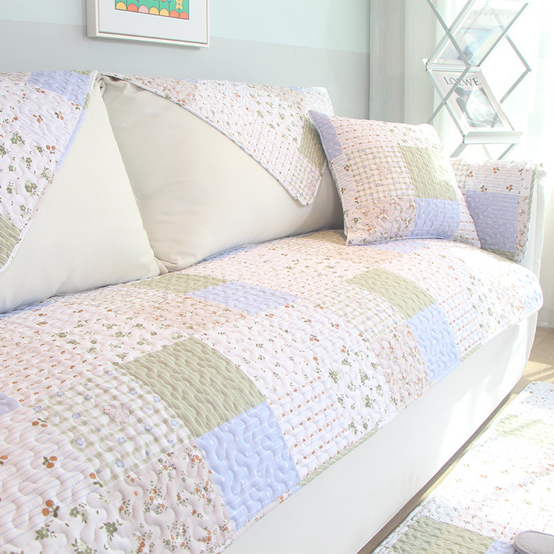 沙发垫纯棉四季通用防滑坐垫新款全棉简约沙发套罩靠背巾盖布定制,居家布艺,沙发垫,淘宝优惠券,粉丝福利购,淘宝优惠卷