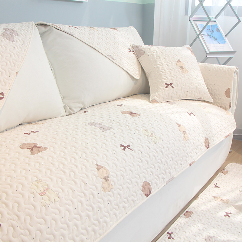 全棉沙发垫四季通用布艺防滑坐垫清新沙发套罩巾盖布简约现代定制,居家布艺,沙发垫,淘宝优惠券,粉丝福利购,淘宝优惠卷