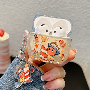 ins趣味可爱卡通星星人airpods4保护套airpod3适用苹果pro3耳机壳无线蓝牙IMD防摔第三代aipods2代airpodpro