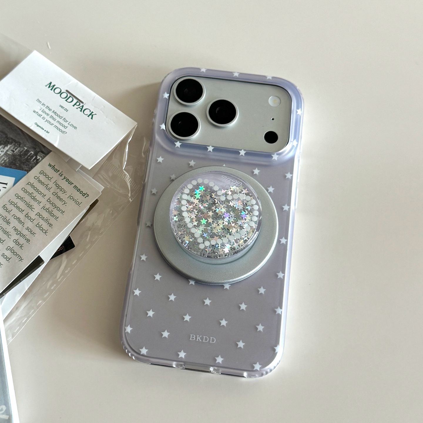 淡紫色白色星星爱心亮片流沙磁吸支架适用于iphone17promax苹果14手机壳15新款16pro女13电镀17pro保护套外壳