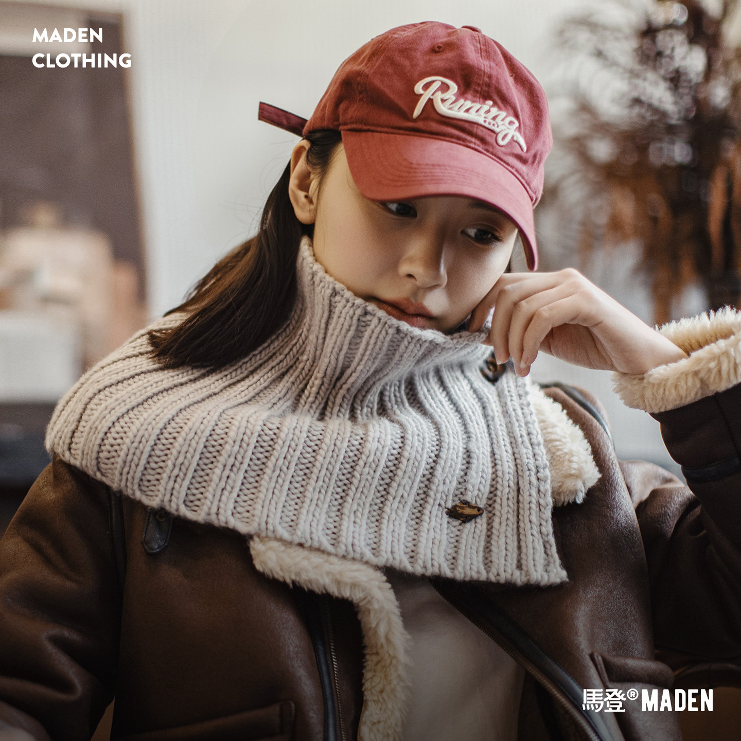 马登浅灰色毛线衣针织短围巾加厚保暖假高领子脖套护颈女士秋冬季,服饰配件/皮带/帽子/围巾,围巾/丝巾/披肩,淘宝优惠券,粉丝福利购,淘宝优惠卷