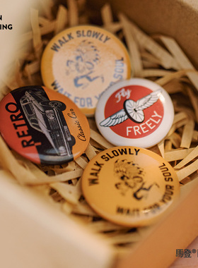 马登复古趣味胸针创意衣服配饰别针包包扣针帽子徽章配饰品胸章