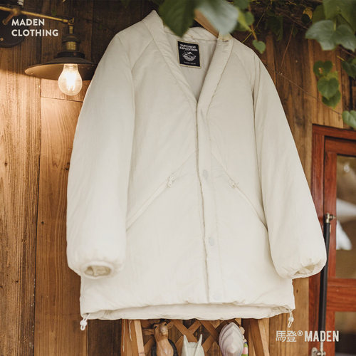 廓形道袍式棉服保暖防寒棉袄