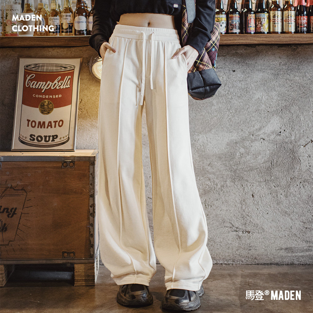 马登丝滑奶芙针织工装豆腐裤