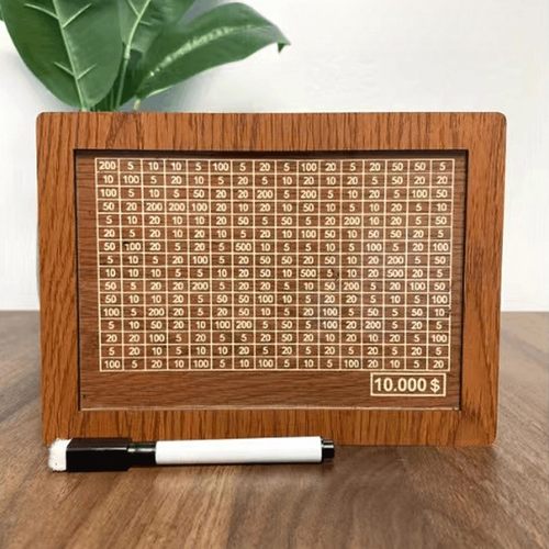 存钱罐一万元划数字储蓄罐