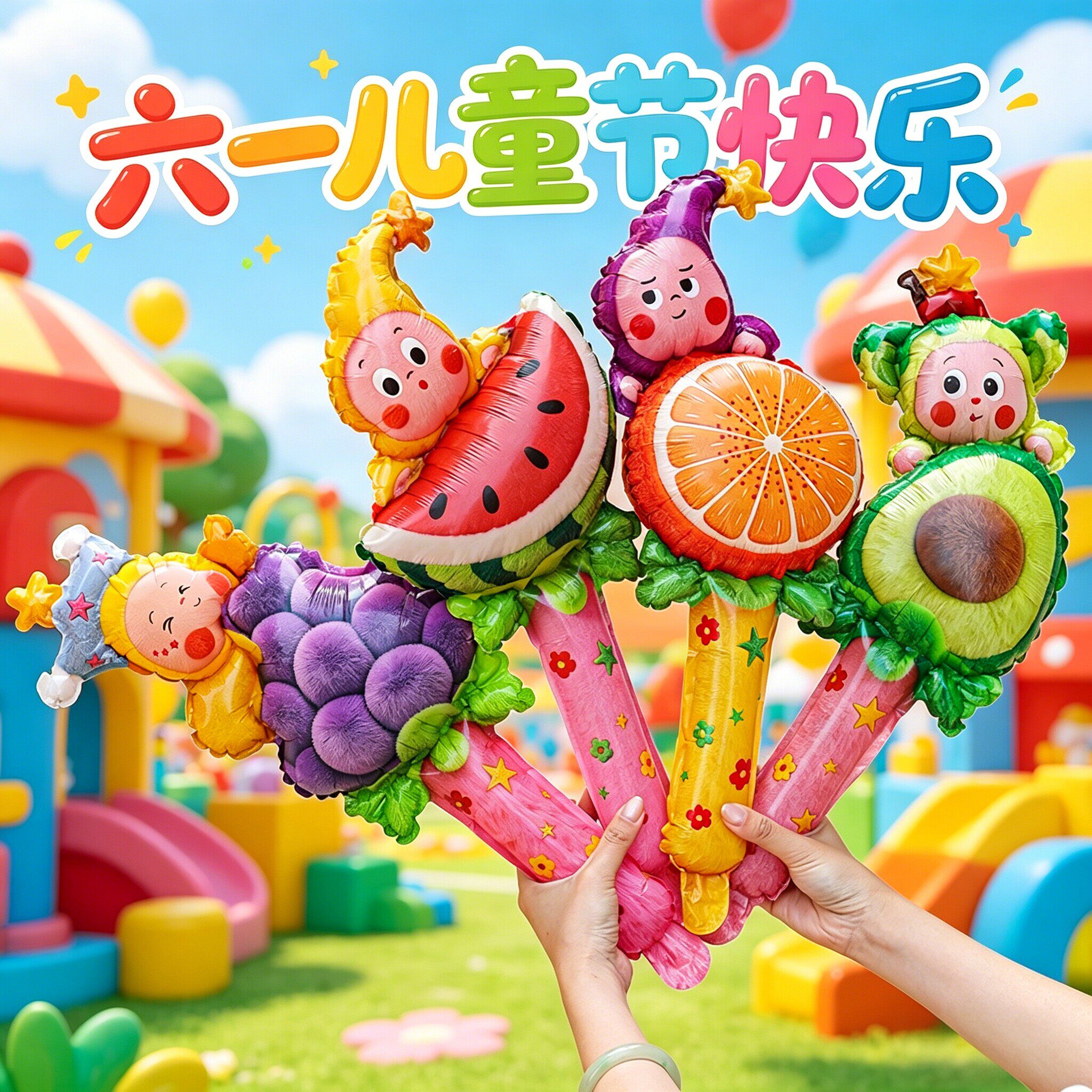 六一儿童节礼物幼儿园实用61送小朋友小礼品气球氛围装饰创意手棒
