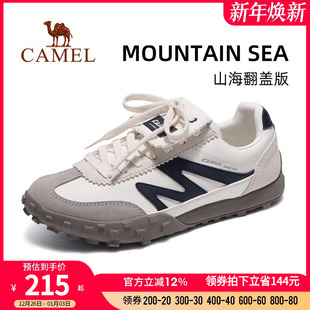 2025秋冬新款 鞋 子女鞋 骆驼山海翻盖版 板鞋 运动鞋 复古德训鞋 女款