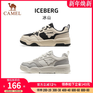 破冰2.0 休闲鞋 骆驼户外运动鞋 女鞋 子防滑耐磨板鞋 女2025新款
