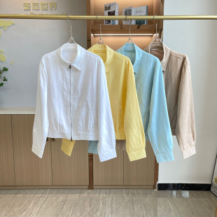 刺绣 秋冬新款 夹克外套 拉链开衫 00808 女装 彩色马