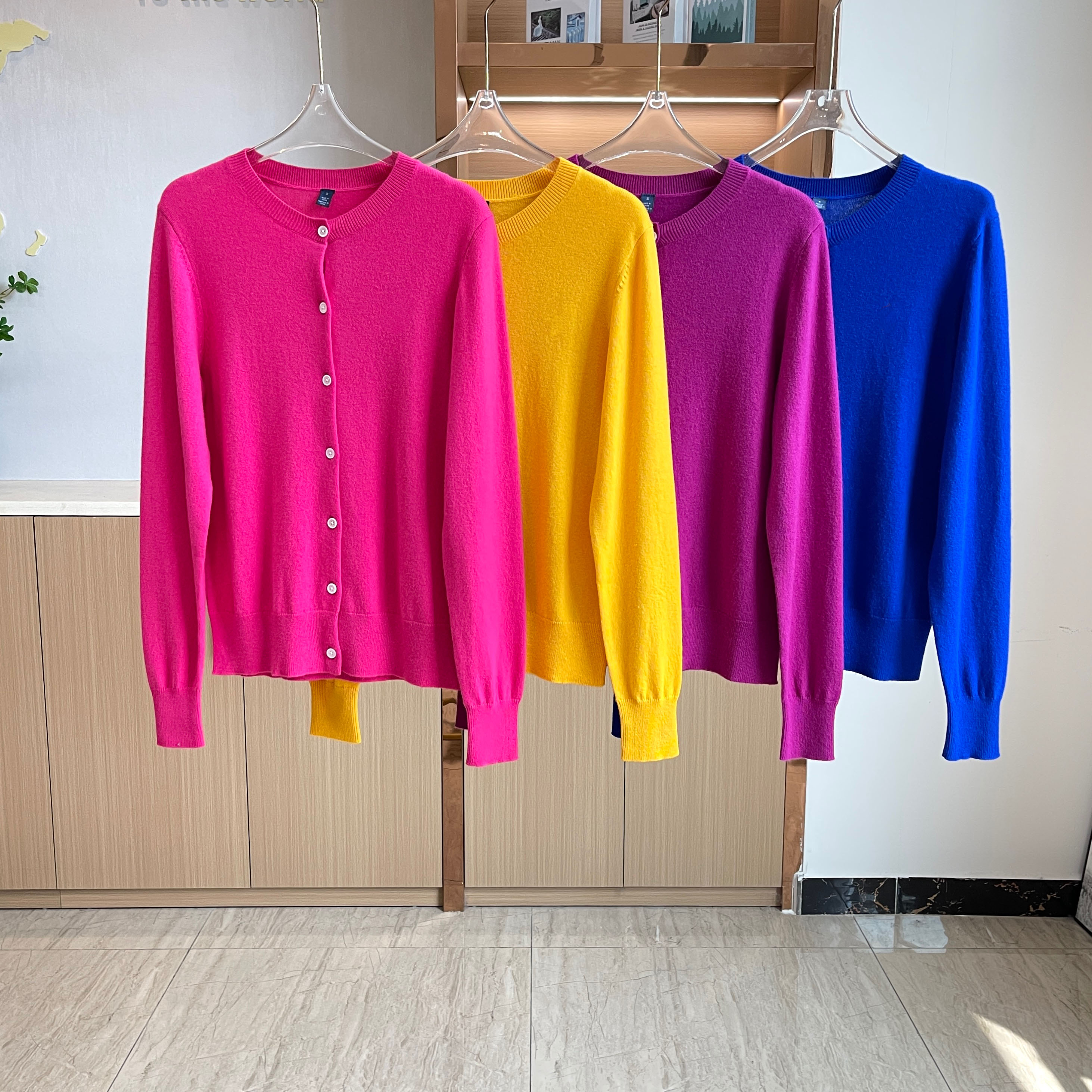 R~元单羊绒＋羊毛针织开衫