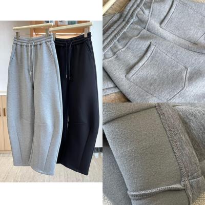 A~N弯刀裤显瘦百搭加绒裤