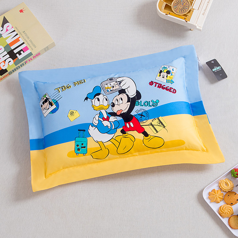 迪士尼米奇儿童枕套纯棉卡通可爱拉链款30x50cm学生枕头套枕芯套,婴童用品,儿童枕套,淘宝优惠券,粉丝福利购,淘宝优惠卷