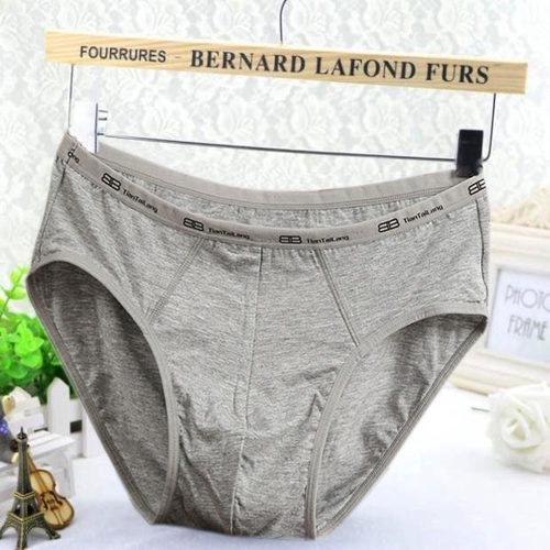 2条装沺太郎莫代尔棉男三角内裤