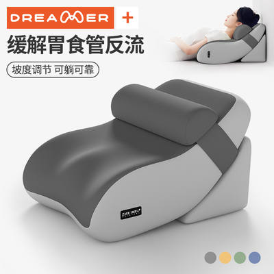 知梦人靠背半躺护理体位垫胃食管反流胆汁斜坡床垫反酸枕头三角枕