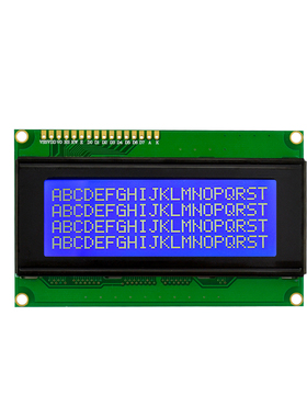 IIC/I2C 2004LCD 2004ALCD液晶屏模块5V蓝屏20X4LCD适用于arduino