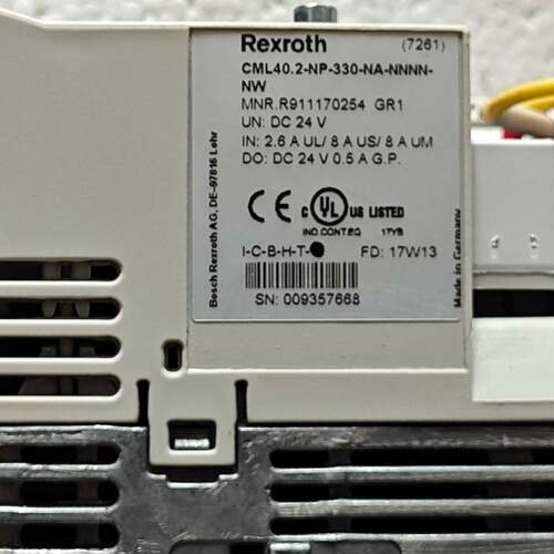 可维修PLCCML40.2-NP-330-NA-NNNN，力士乐模块