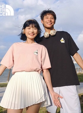 TheNorthFace北面短袖春夏新款男女款TDC印花系列纯棉透气T恤8GYY