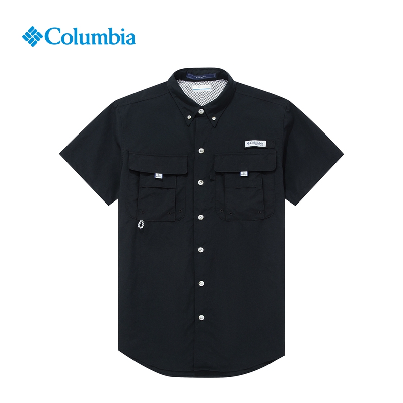 Columbia哥伦比亚短袖T恤男春夏新款户外时尚休闲短袖衬衫FE5202-封面