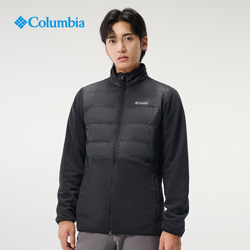 哥伦比亚秋冬新款男士抓绒衣