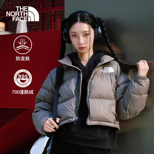 TheNorthFace北面秋冬新款 高腰鹅绒羽绒服5GGE ICON女士Nuptse短款