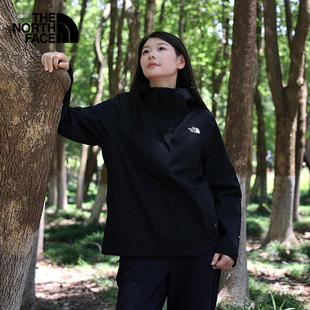 TheNorthFace北面冲锋衣女士秋冬新款 户外可ZIP防水夹克外套8DX8
