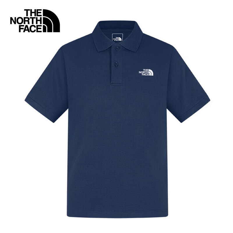 TheNorthFace北面POLO衫男2026春夏新款户外透气舒适翻领短袖上衣