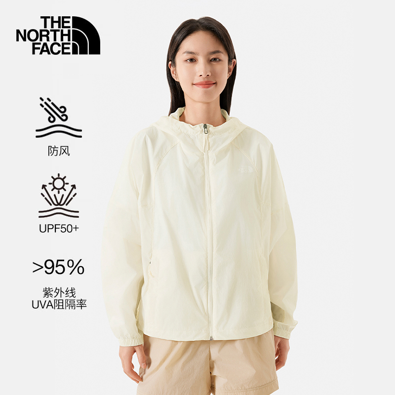 北面女UPF50+防晒防风防晒衣