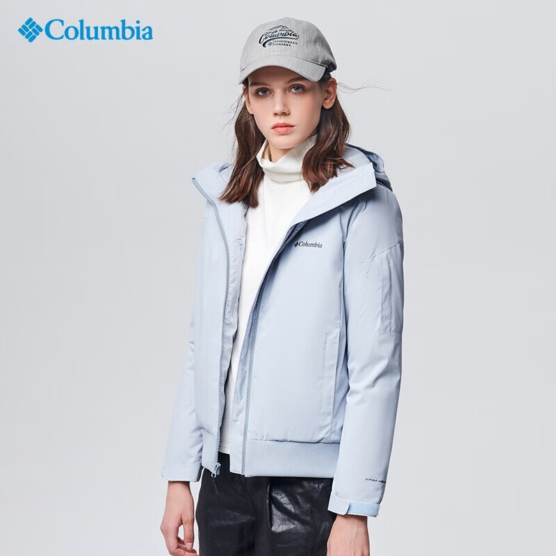 Columbia哥伦比亚羽绒服女秋冬新款户外800蓬鹅绒热反射保暖外套
