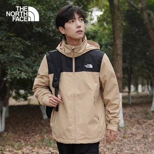 TheNorthFace北面沖鋒衣男士 運動戶外可ZIP防水透氣夾克 春夏新款