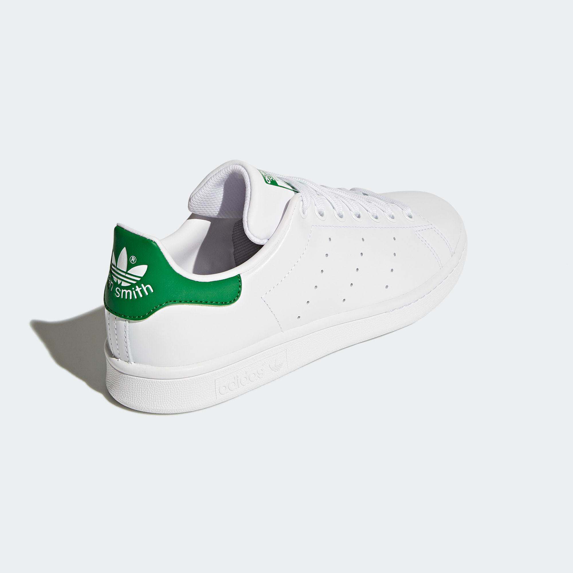 adidas阿迪达斯三叶草男女同款史密斯经典绿尾板鞋STAN SMITH