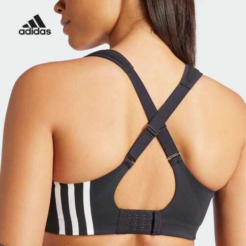 Adidas阿迪达斯女子中高强度运动健身内衣瑜伽训练文胸胸衣内衣