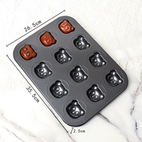 Черный [12 подряд утолщенная] модель панды