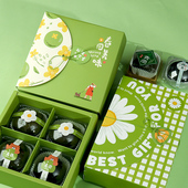 6粒礼盒透明吸塑礼盒 清明果雪媚娘4 手工艾草青团包装 盒网红日式