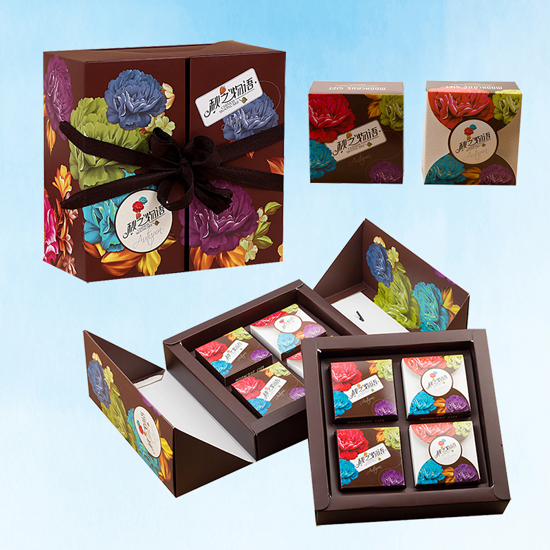 100/125g克中秋月饼蛋黄酥包装盒