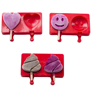 硅胶雪糕模具  家用卡通创意冰糕棒冰磨具冰棒自制冰淇淋模具套装