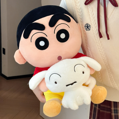 正版蜡笔小新玩偶公仔毛绒玩具