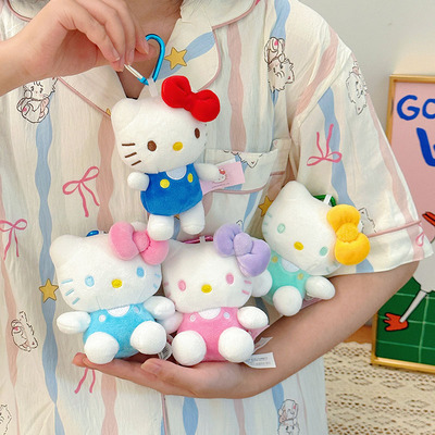 正版HelloKitty毛绒玩偶包包挂件