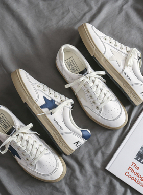 美式德训板鞋休闲百搭运动透气软底韩版ins学生新款男鞋小白鞋